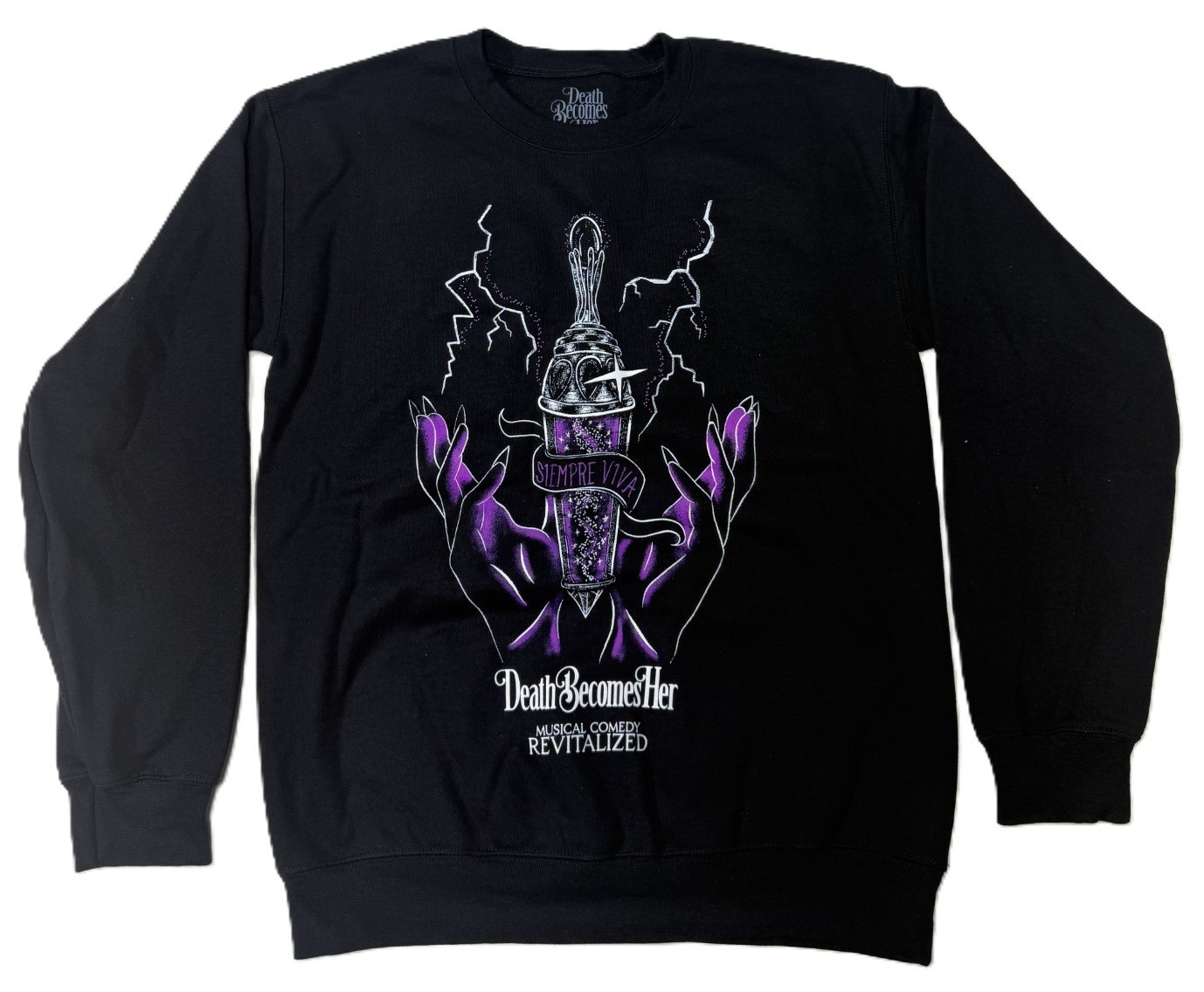Death Becomes Her Broadway Musical + UNISEX SIEMPRE VIVA PULLOVER+ ORIGINAL! NEW