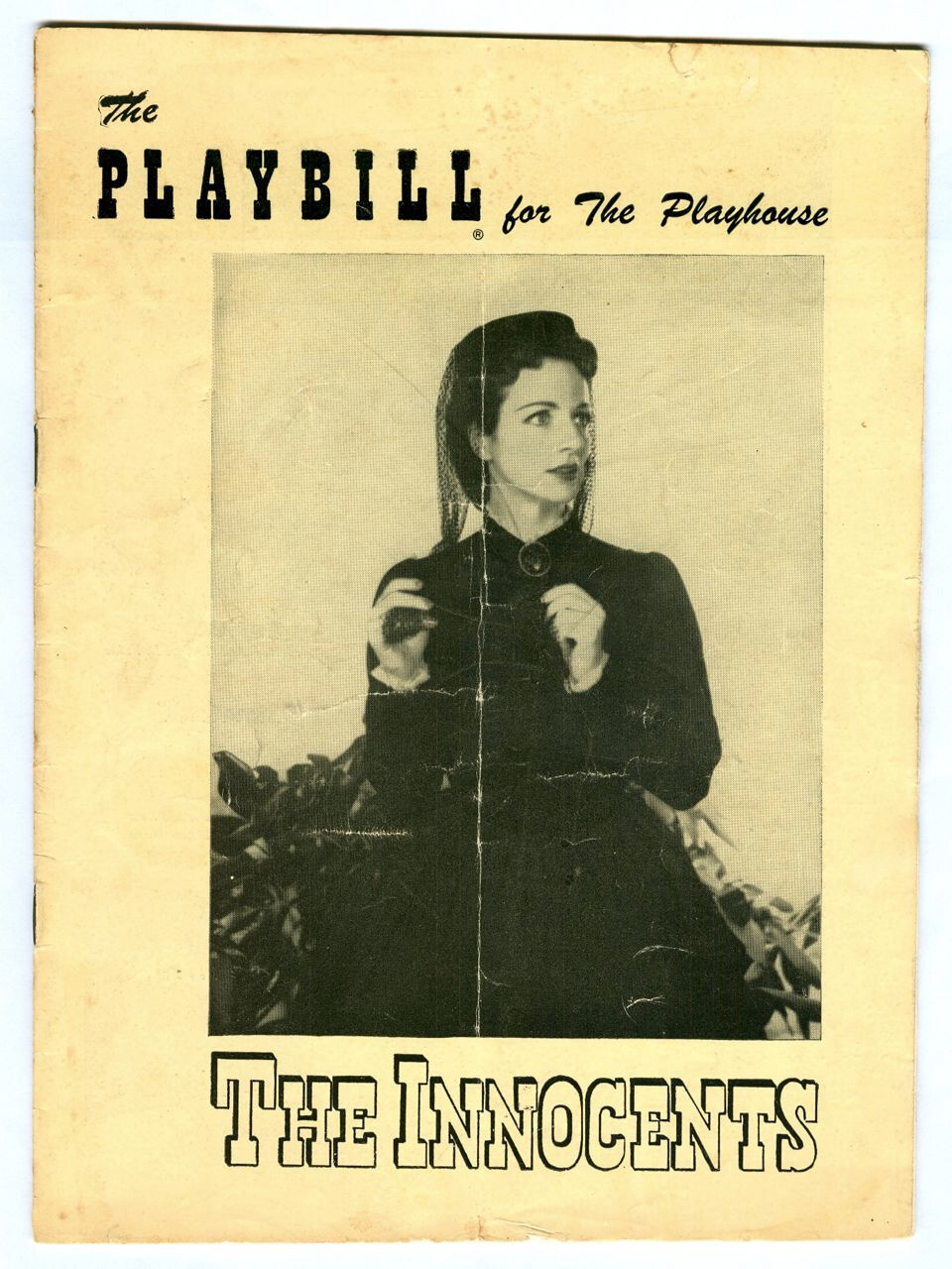 Rare 1950 The INNOCENTS Playhouse Theatre BROADWAY Playbill! Beatrice Straight!