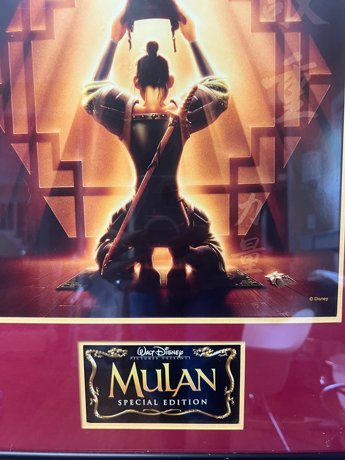 DISNEY MULAN SPECIAL EDITION OFFICIAL FRAME DISNEY 16X13 INCH
