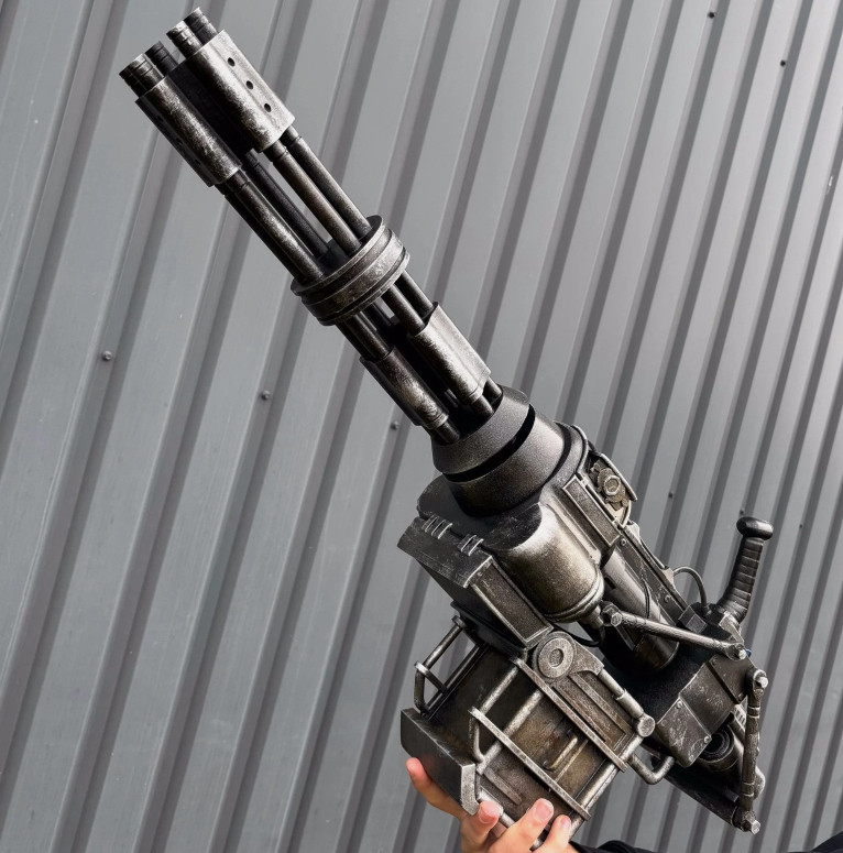 3d printed Minigun Gun Fallout New Vegas Gun Prop Replica Cosplay