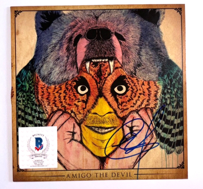 AMIGO THE DEVIL SIGNED VOLUME 1 ALBUM VINYL FOLK ROCK SINGER DANNY KIRANOS BAS