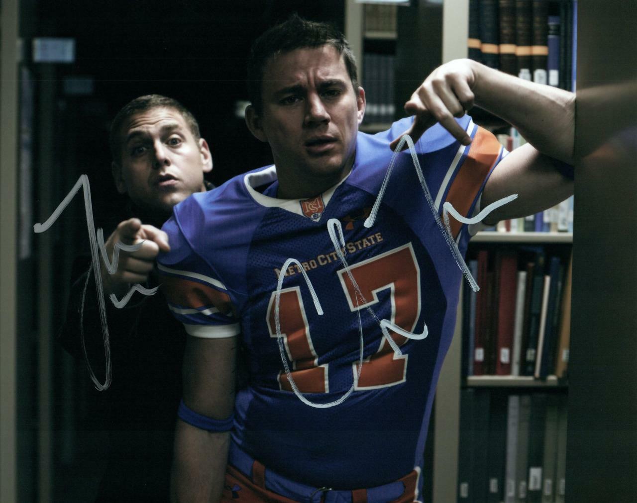 Jonah Hill Channing Tatum signed 8×10 Photo Picture autographed Pic includes COA