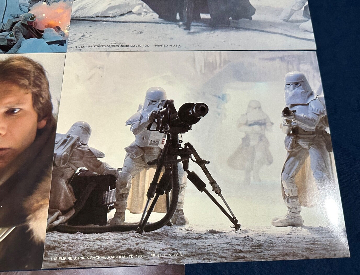Orig 1980 Star Wars Empire Strikes Back (8) 8×10 Promo Record Store Lobby Cards