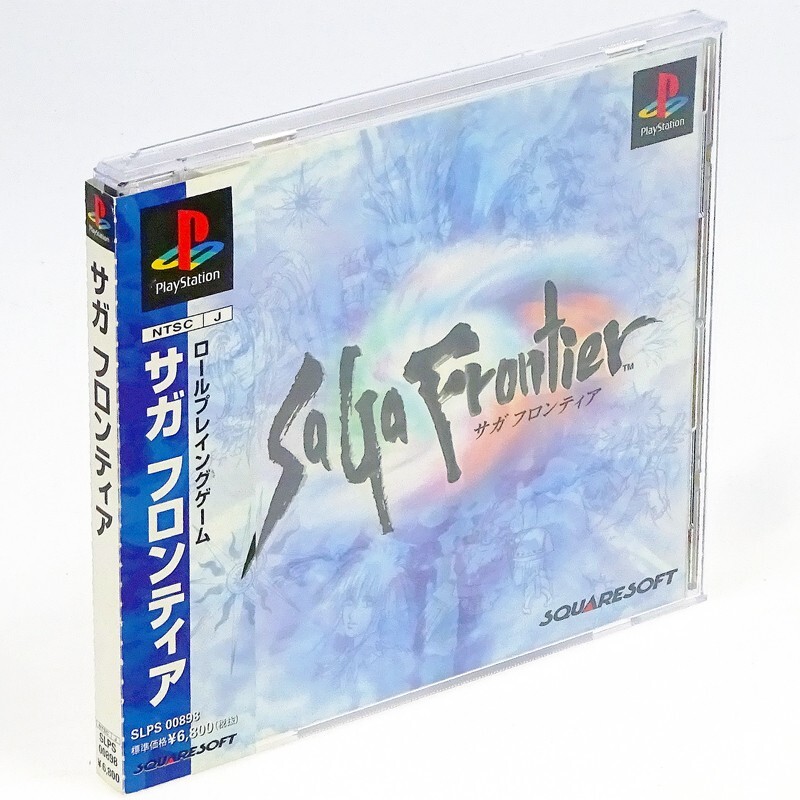 SAGA FRONTIER + SPINE Card PS1 Sony Japan Import PlayStation PSX NTSC-J Complete