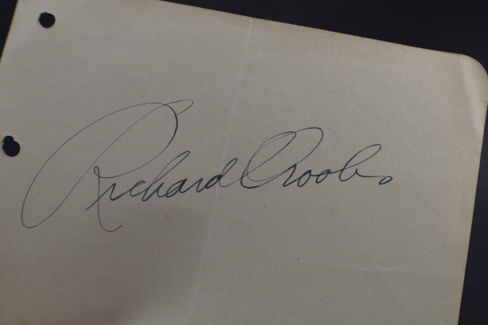 SIGNED* Richard Crooks *American Tenor*