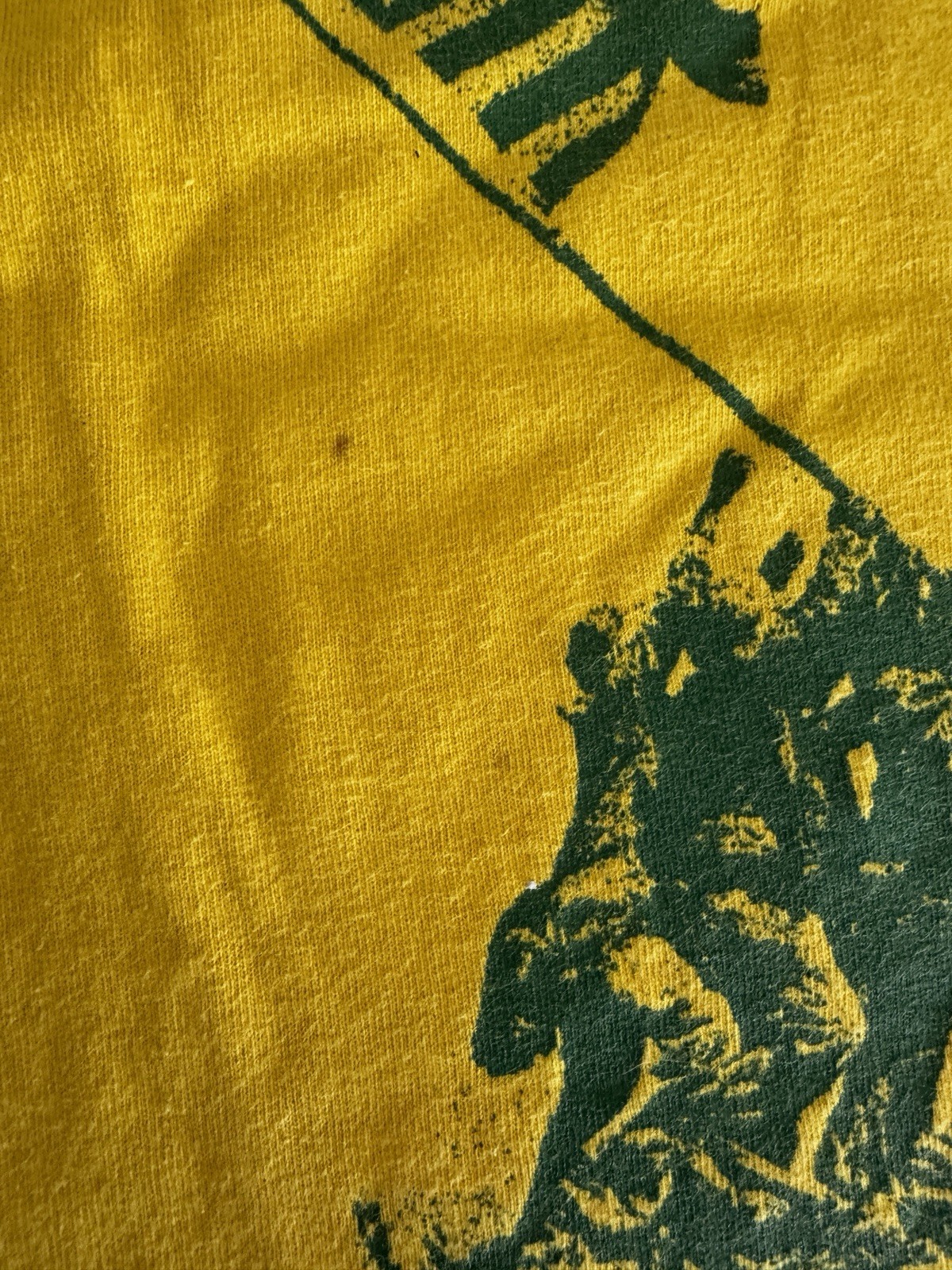 VINTAGE Dashboard Confessional Gildan Graphic Yellow Cotton Tee Men’s L