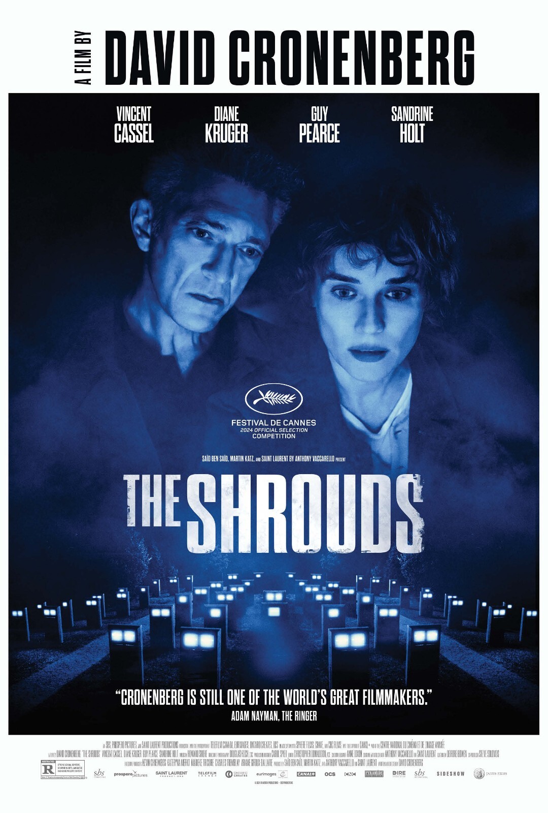 The Shrouds movie poster – 11″ x 17″ inches – Vincent Cassel, David Cronenberg