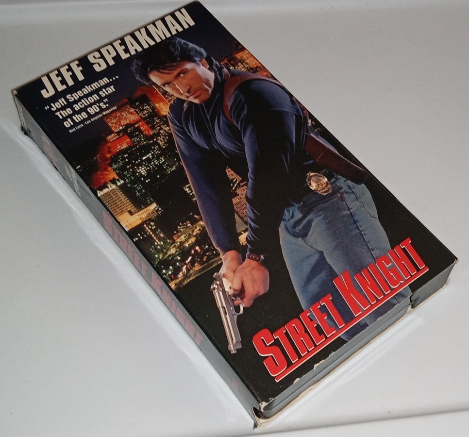 1993 Street Knight movie VHS tape, Cannon video, cult action
