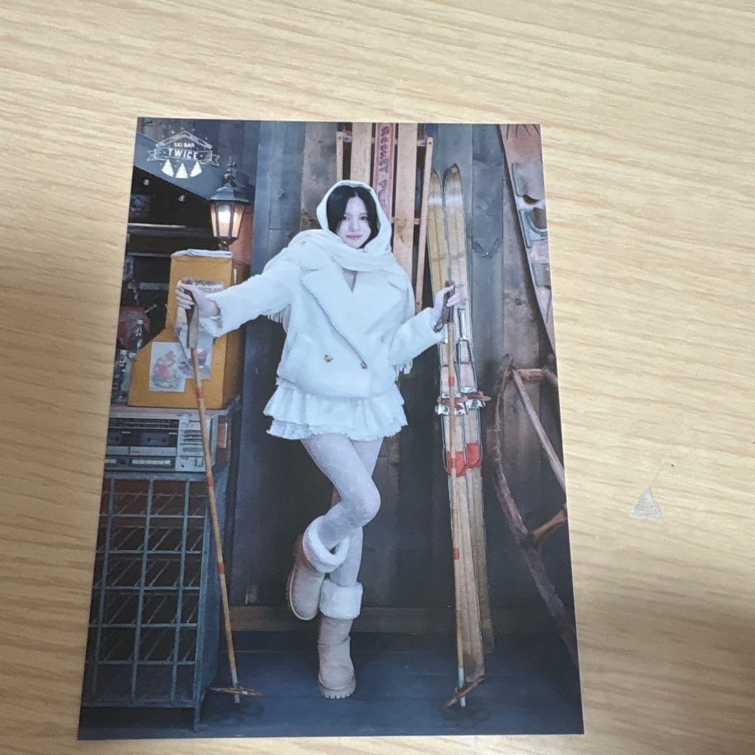TWICE JYP POP UP STORE 2024 SKI BAR POSTCARD JAPAN OFFICIAL PHOTOCARD MERCH PAD