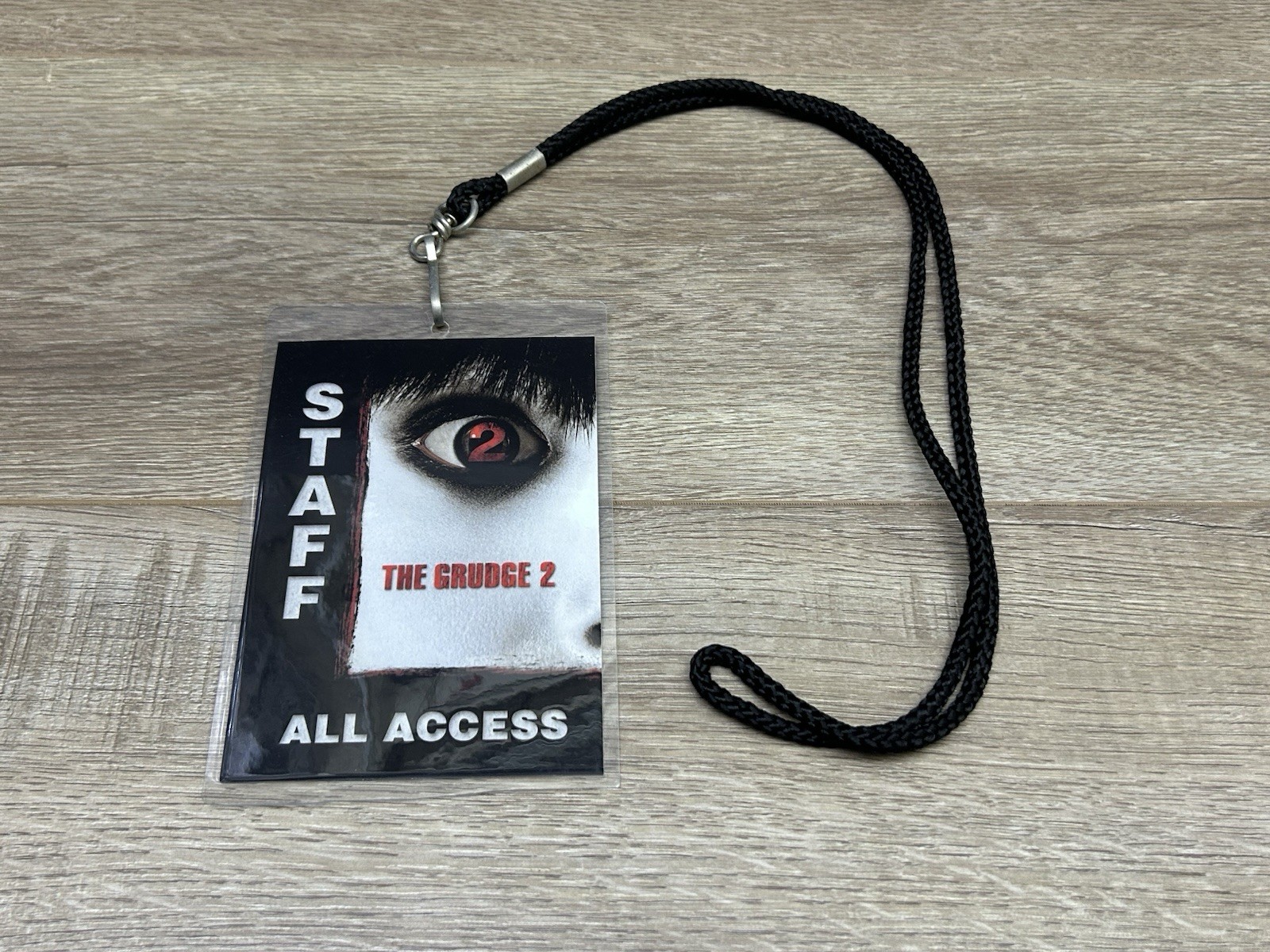 The Grudge 2 Movie Premiere Event Staff All Access Pass Lanyard