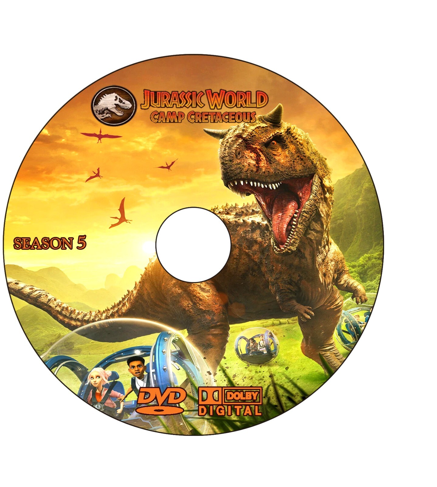 Jurassic World Camp Cretaceous Animated Series Complete Season 1-5 English Audio