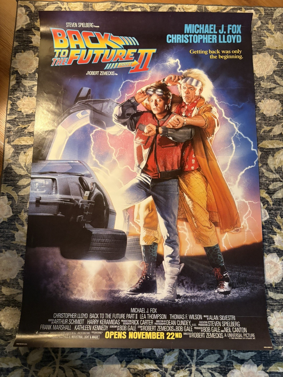 Back to the Future Trilogy Original Movie Posters Rolled 27×41 and 27×40.
