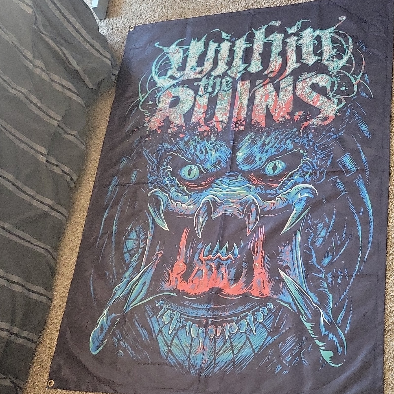 Within the Ruins Predator Wall Flag
