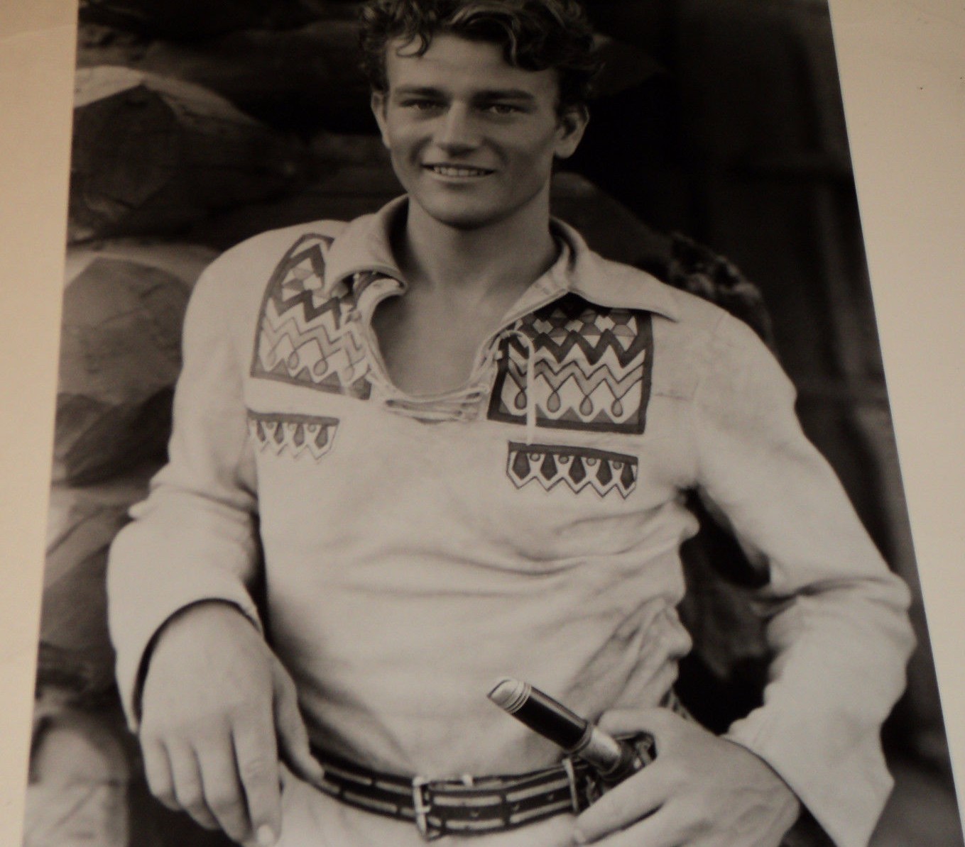 JOHN WAYNE / THE BIG TRAIL / 8 X 10 B&W PHOTO