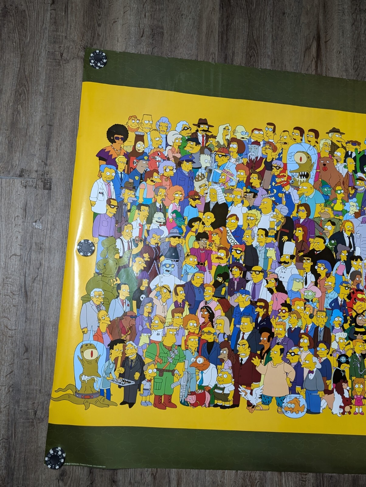 SIMPSONS POSTER NEW 2003 RARE VINTAGE COLLECTIBLE OVERSIZED GIANT 60 X 40 SUPER