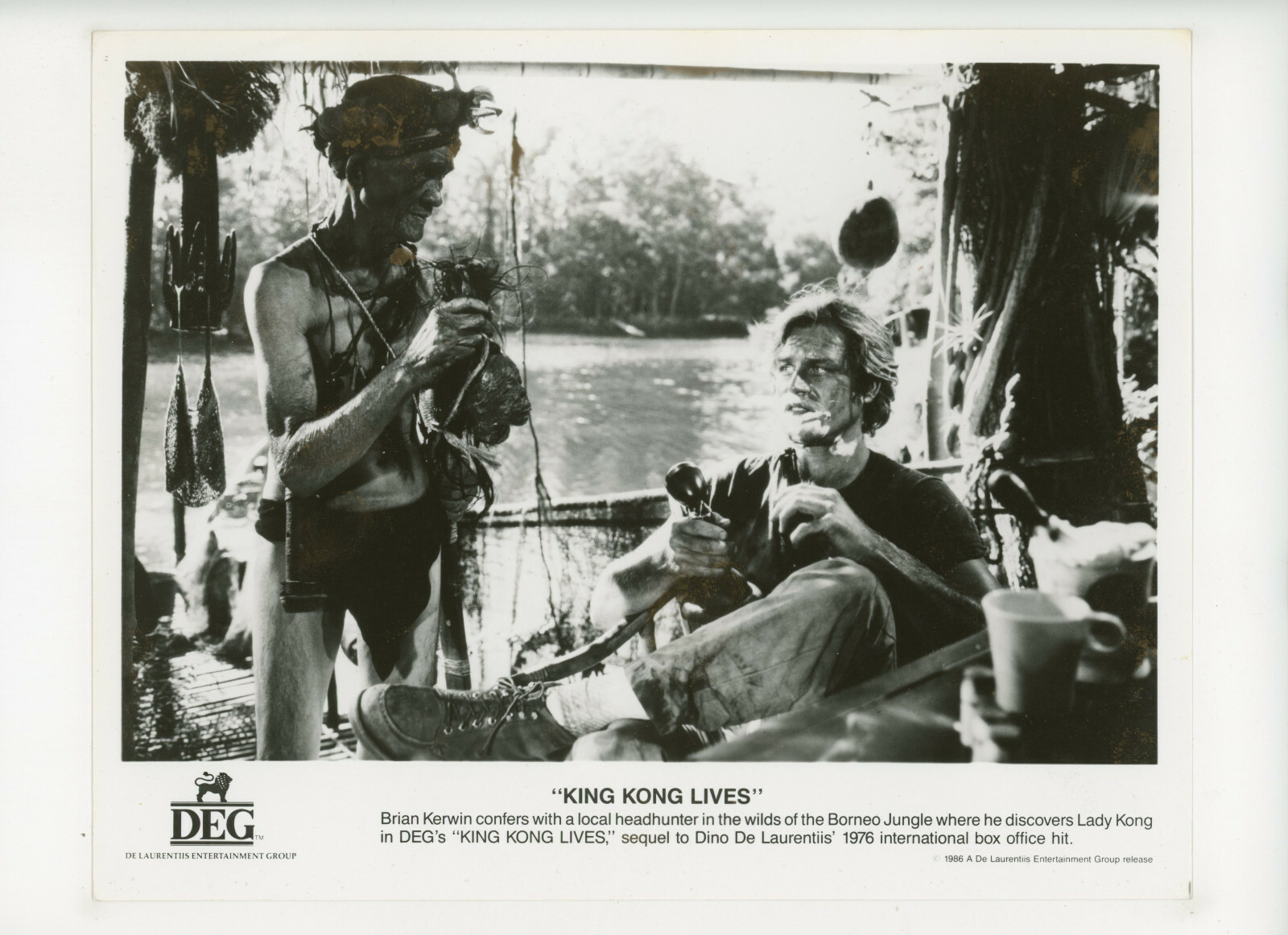 KING KONG LIVES Original Movie Still 8×10 Sci-Fi Fantasy Brian Kerwin 1986 16597
