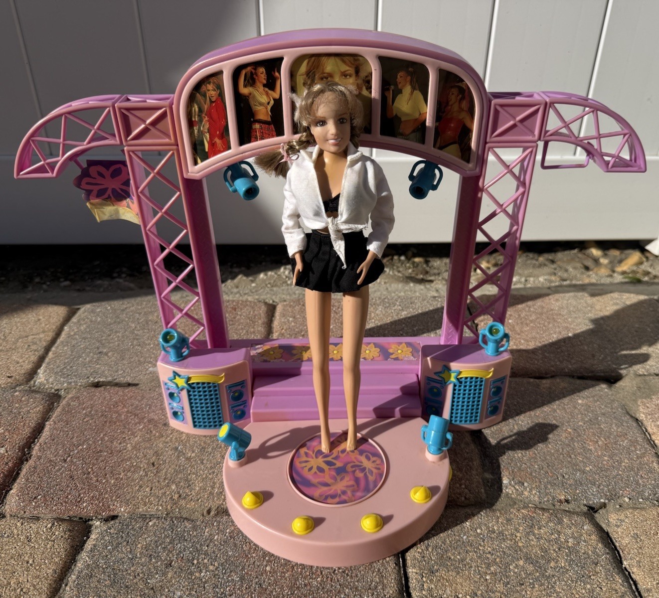 Vintage 2001 Britney Spears Stage With Baby One More Time Doll Rare & Retired