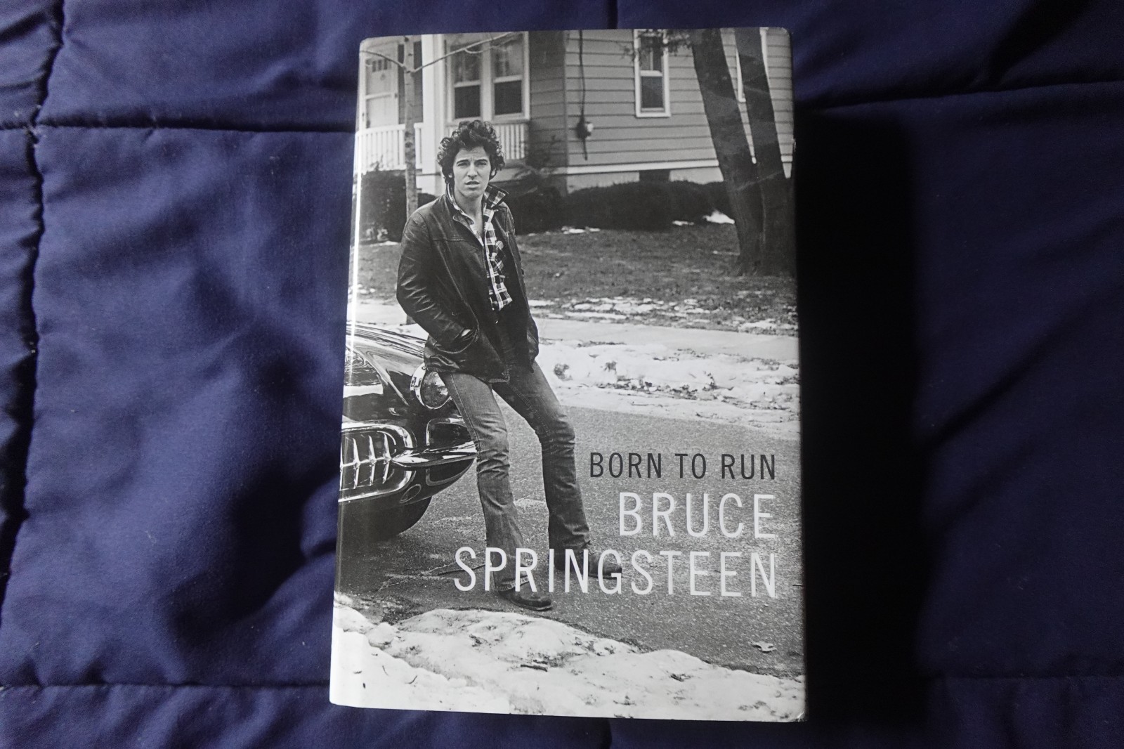 Bruce Springsteen Singer Songwriter Autographed “Born To Run” Book JSA Letter