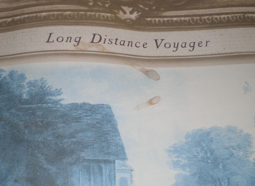 Moody Blues Long Distance Voyager 1981 Vintage Promo Poster 35×23