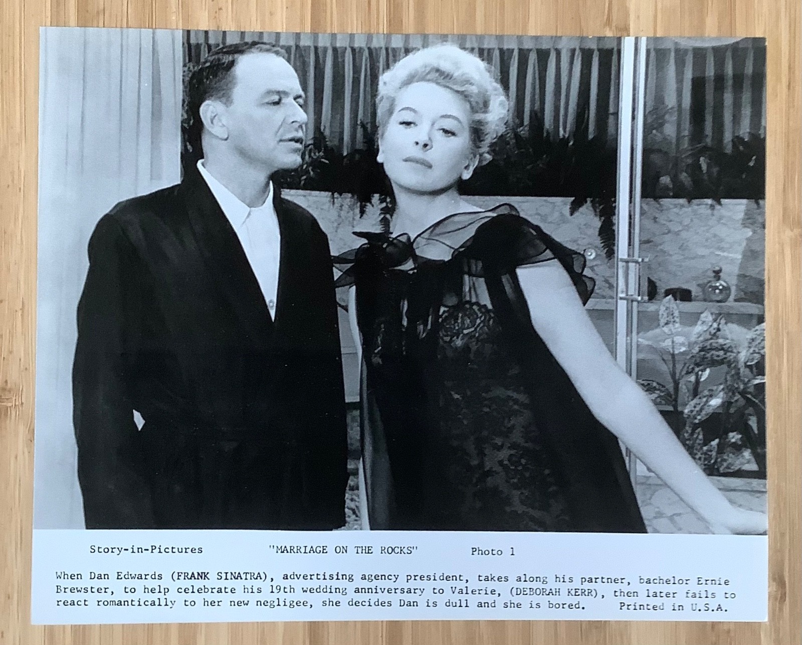 3 Marriage on Rocks (1965) original movie still lot Sinatra/Martin/Davison/Kerr