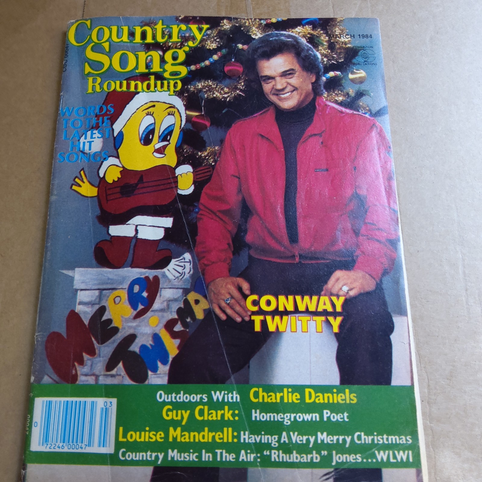 ⭐🎸Conway Twitty ,🎻Charlie Daniels, Louise Mandrell,COUNTRY ROUNDUP MARCH 1984