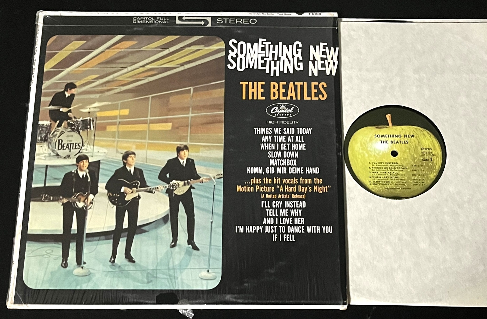 The Beatles-Something New-1971 RECALLED MONO/STEREO Error Cover LP-NM In Shrink!