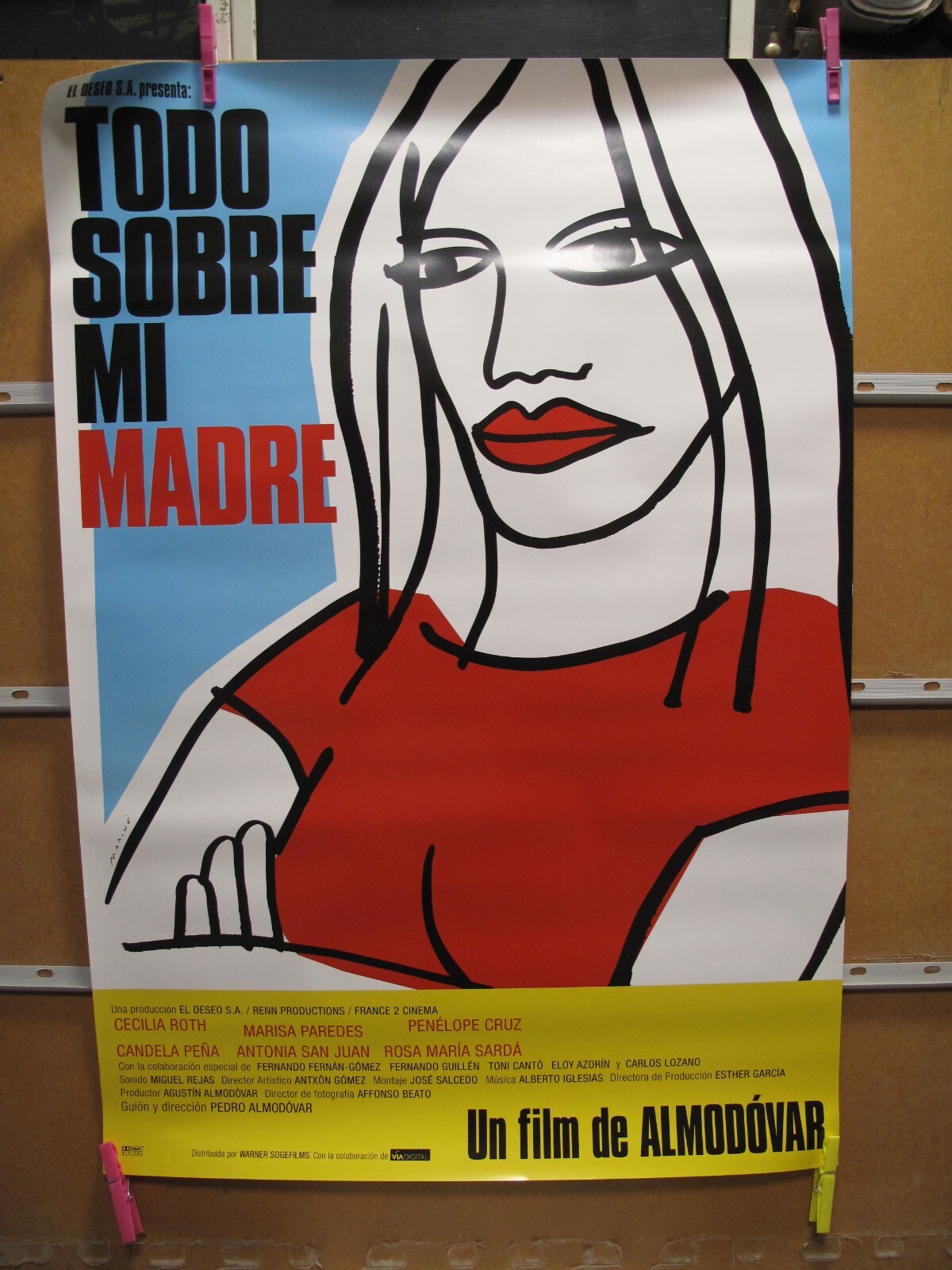 TODO SOBRE MI MADRE PEDRO ALMODOVAR Cecilia Roth, Marisa Paredes