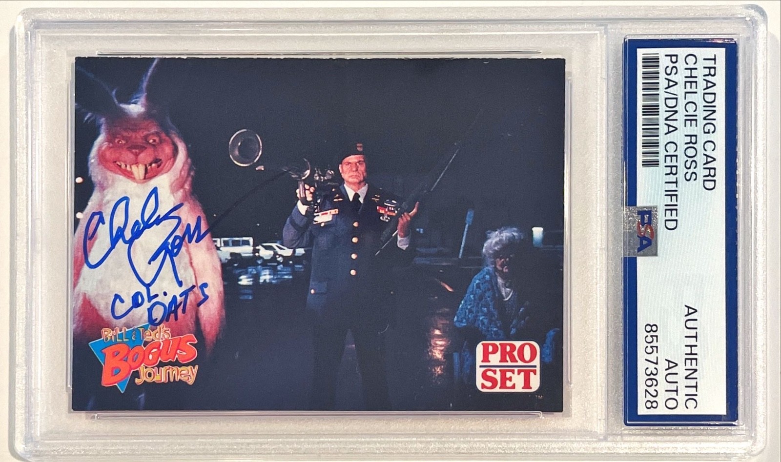 1993 Pro Set Bill & Teds Bogus Journey Chelcie Ross Signed Auto Card #82 PSA DNA