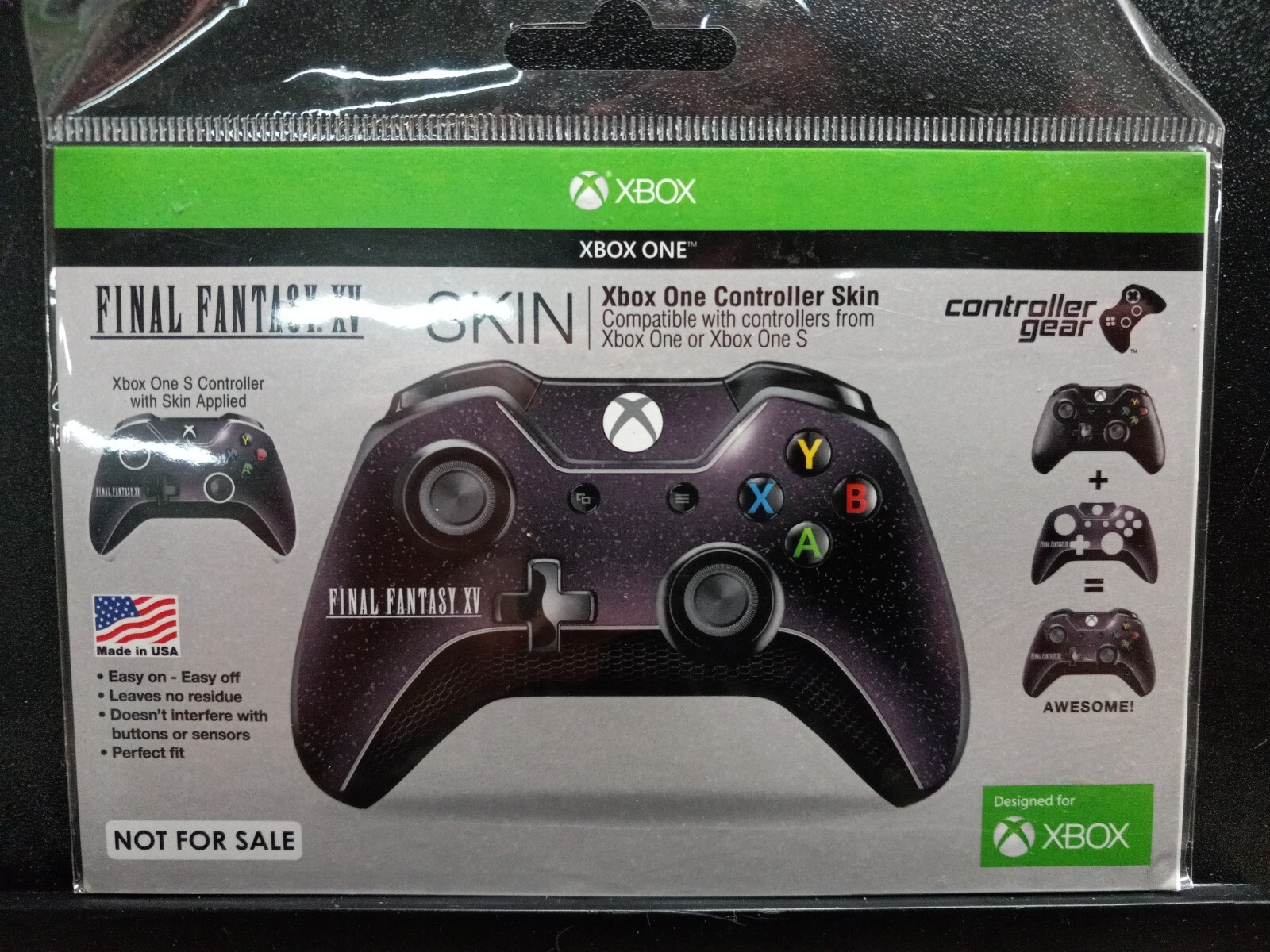 Final Fantasy 15 XV 2016 GameStop Expo Promo Xbox One Controller Skin