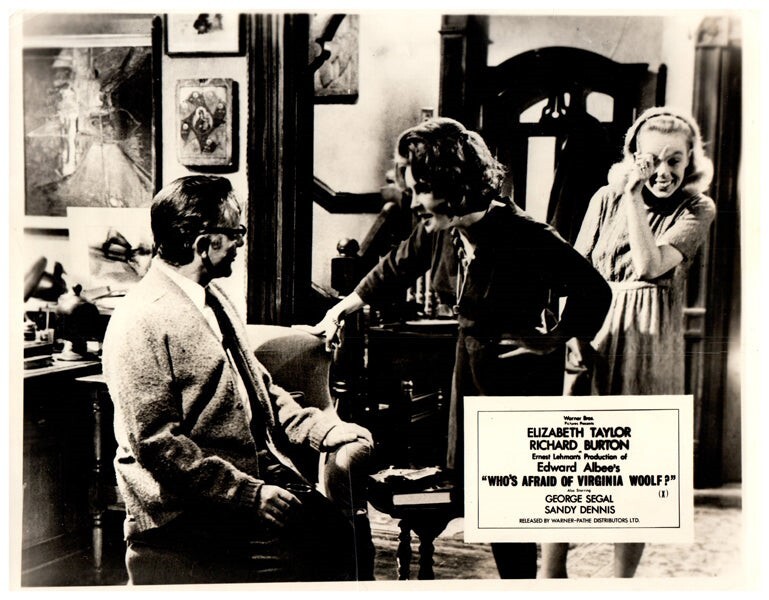 Who’s Afraid Of Virgina Woolf Orignal Lobby Card Elizabeth Taylor Richard Burton