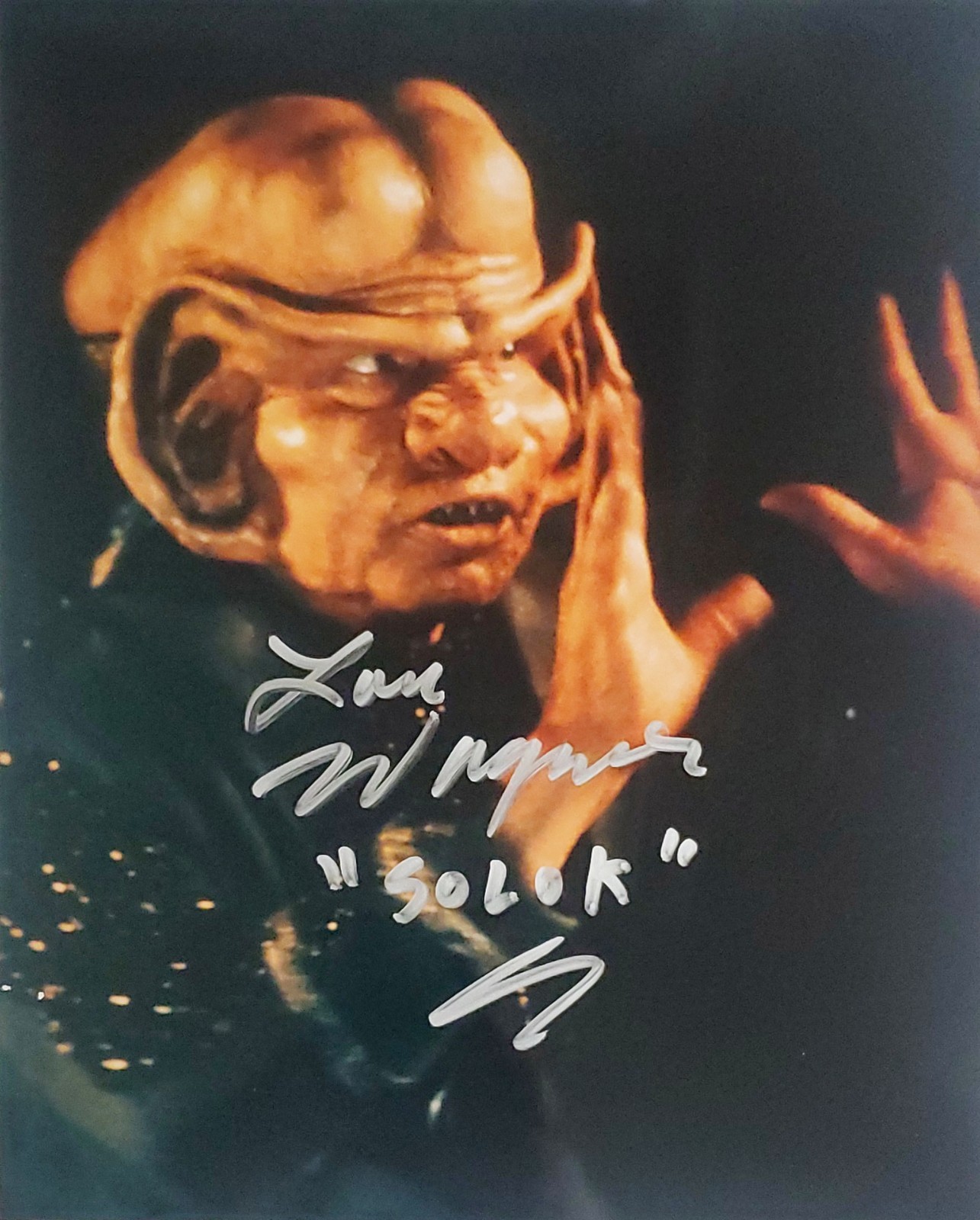 Lou Wagner STAR TREK original photo signed 8×10
