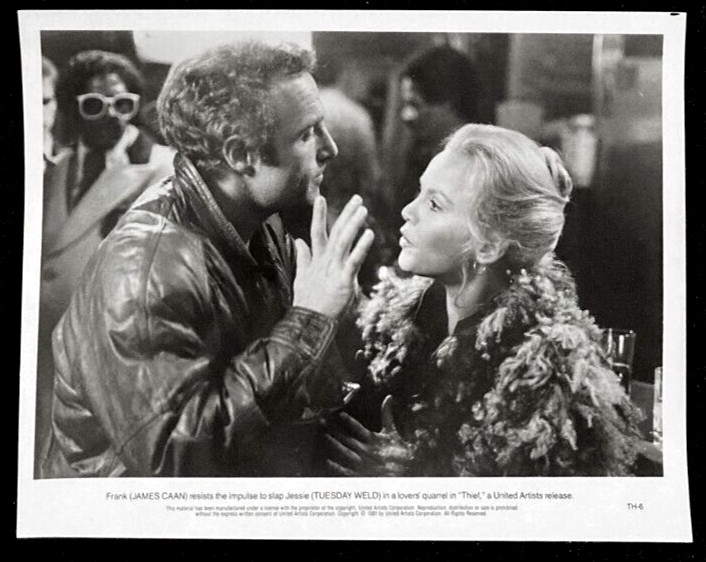 THIEF Original Movie Press Photo James Caan Michael Mann Neo Noir Tuesday Weld