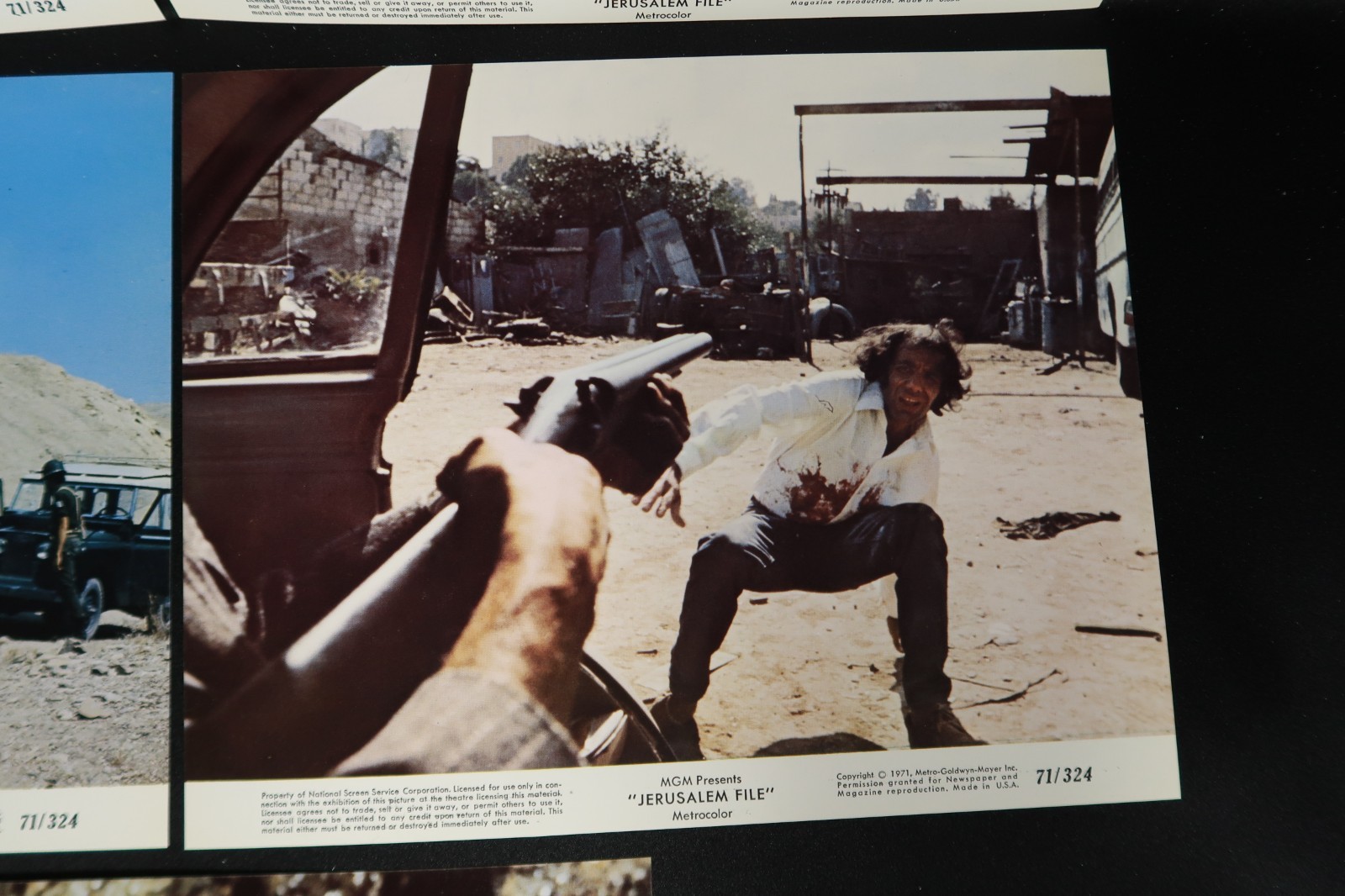 Jerusalem File 1971 Lobby Cards Mini Stills 8 x 10 NSS 71/324 Bruce Davison
