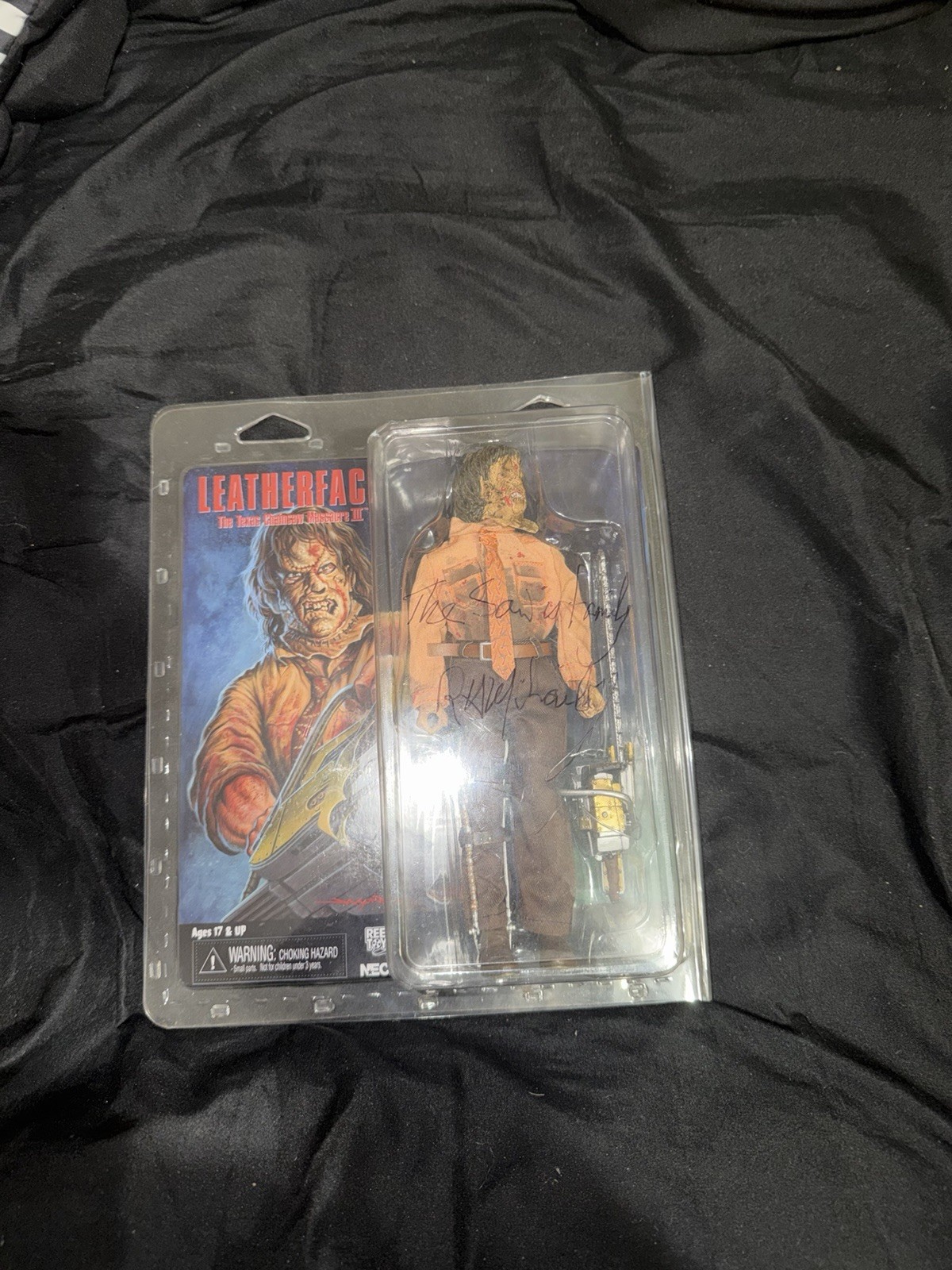 R.a Mihailoff Signed Neca Texas Chainsaw Massacre 3 Retro Cloth Figure