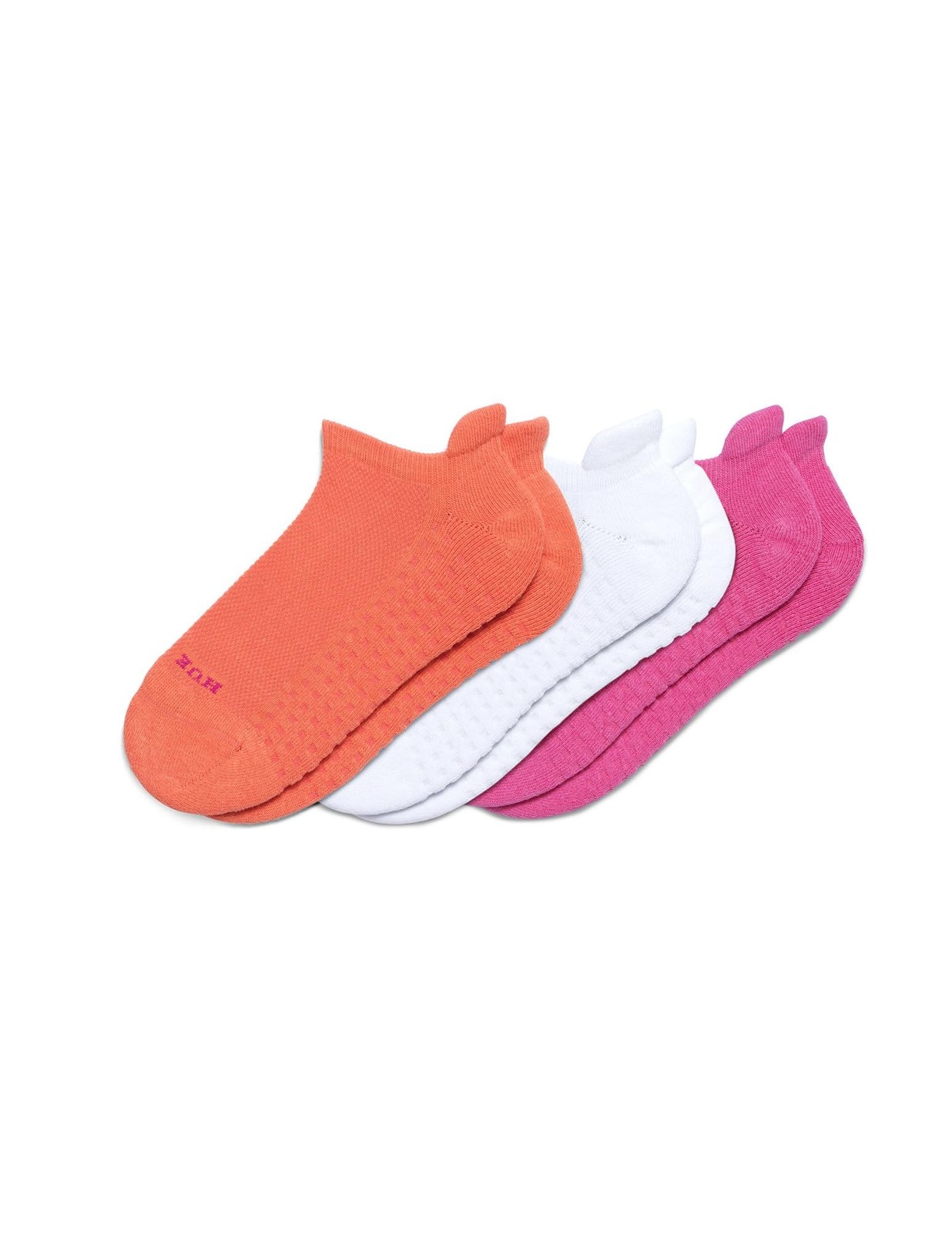 HUE Women’s Air Cushion Tab Back No Show Liner Sock 3 Pair Pack One Size