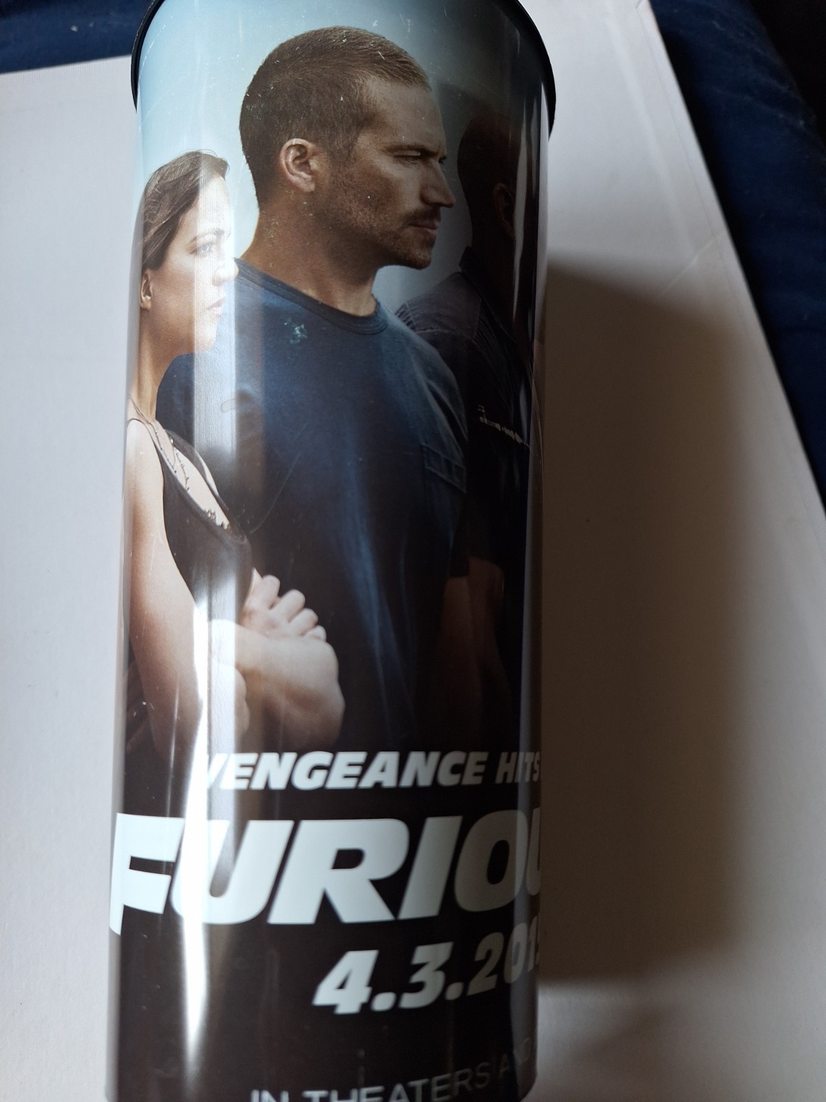 Furious 7 Movie Theater Souvenir Cup 44oz Fast & Furious 2015 Vin Diesel Walker