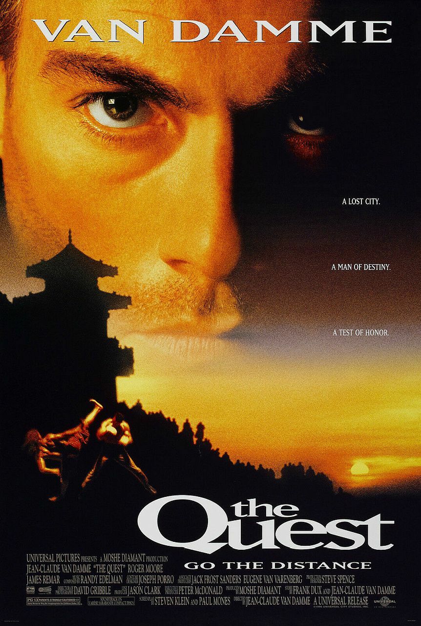 The Quest – original movie poster – 27×40 – 1996 Jean Claude Van Damme