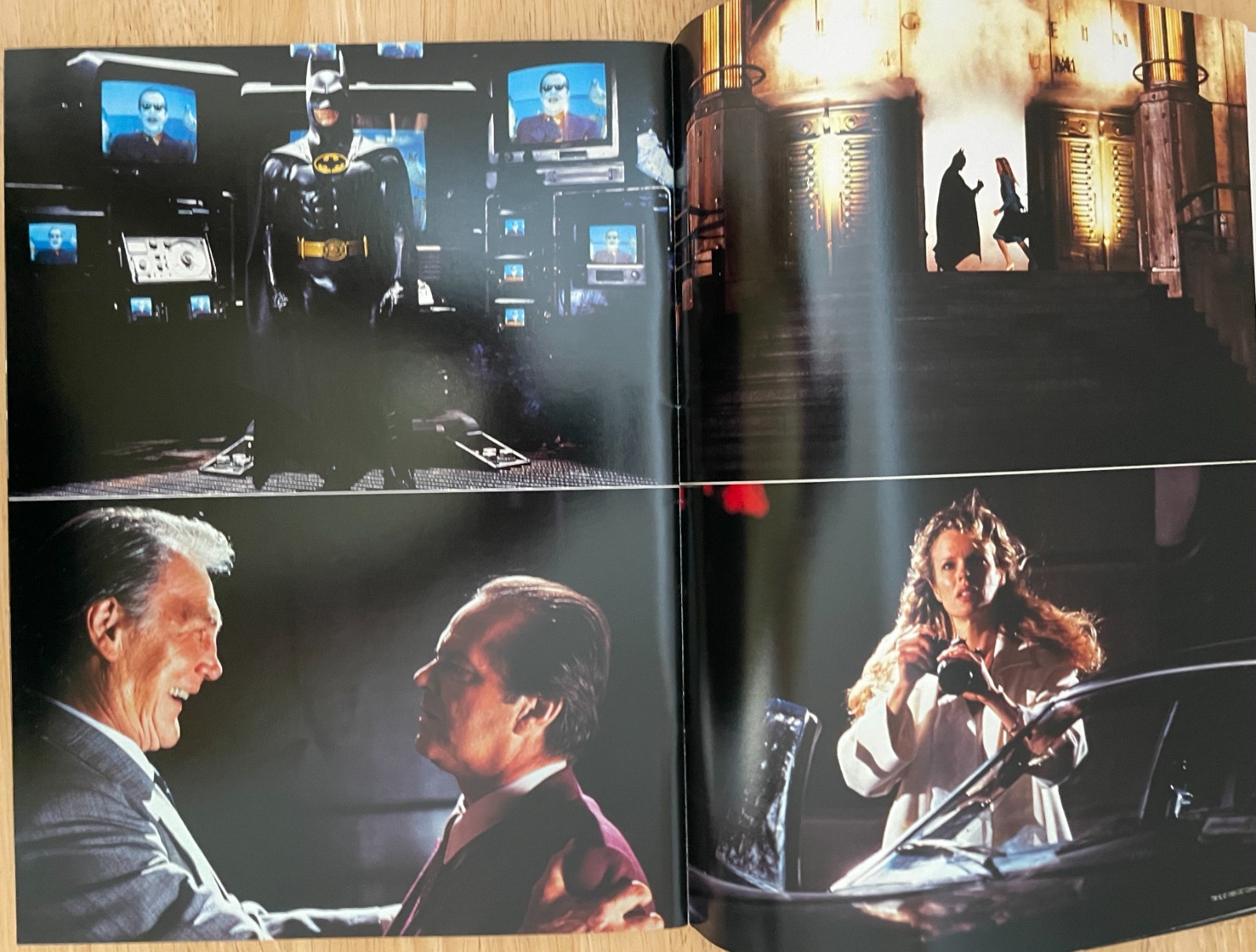Batman 1989 Program Flyer Set Japan Michael Keaton Jack Nicholson Tim Burton