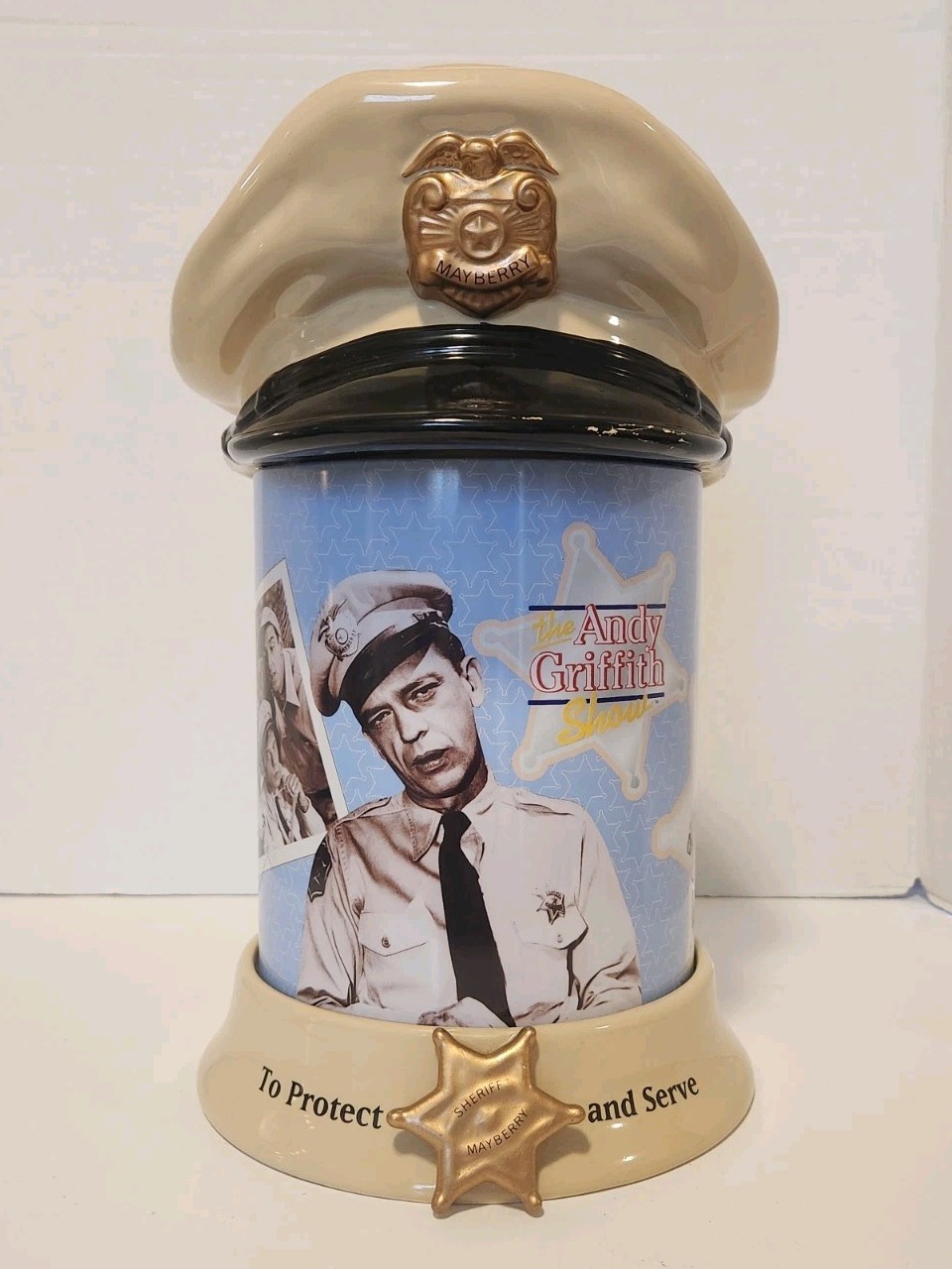 The Andy Griffith Show Cookie Jar 2004 Mayberry Barney Fife Don Knotts