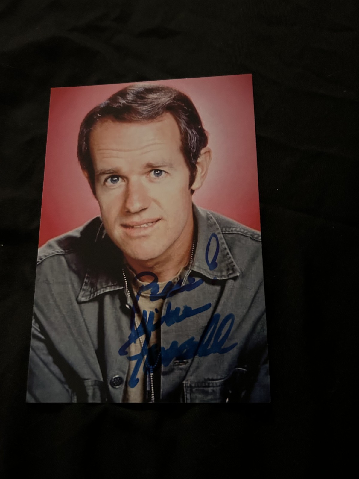 Actor MIKE FARRELL Signed 4×6 MASH Photo AUTOGRAPH 1L