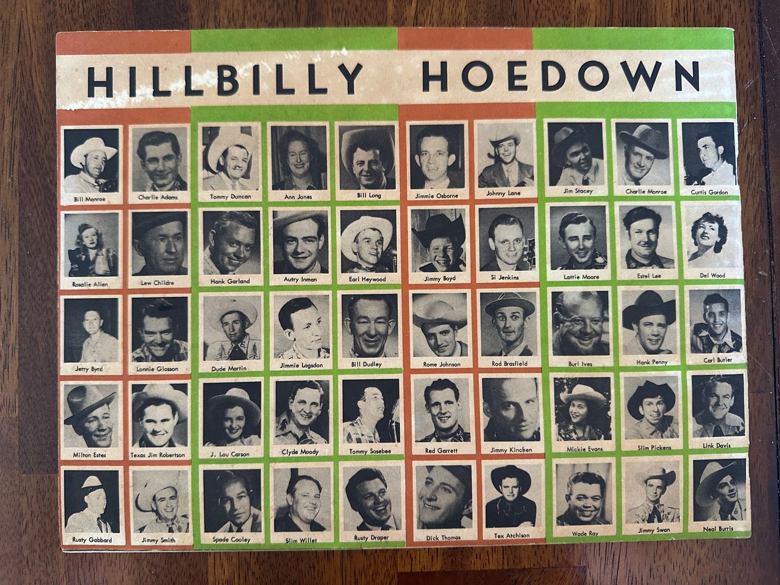 Scrapbook Hillbilly & Western Stars 1954 Vintage Music Photo Album Collectible