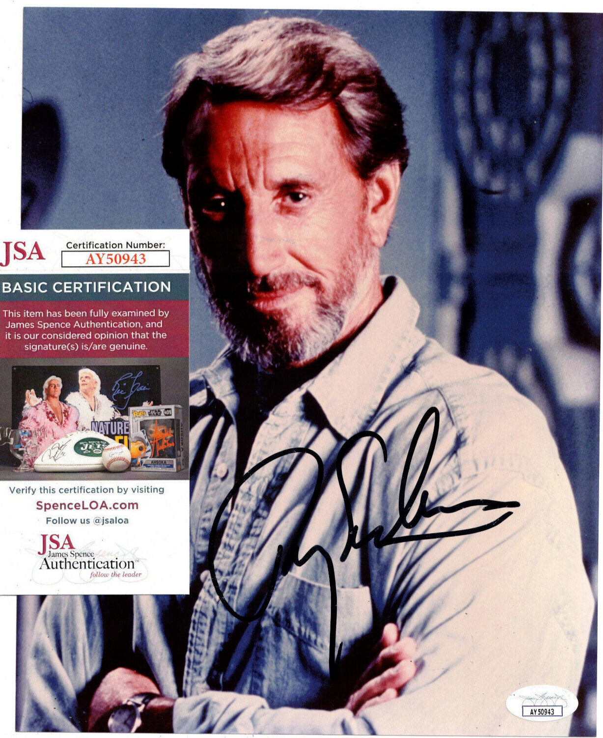 Roy Scheider Authentic Signed 8×10 Photo Autographed, SeaQuest, JSA COA