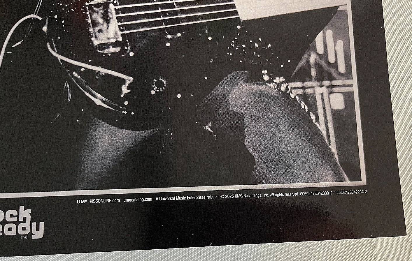 KISS Alive! 4 Black & White Glossy Photos 50th Anniversary Box Set 7.5″X10″ Ace