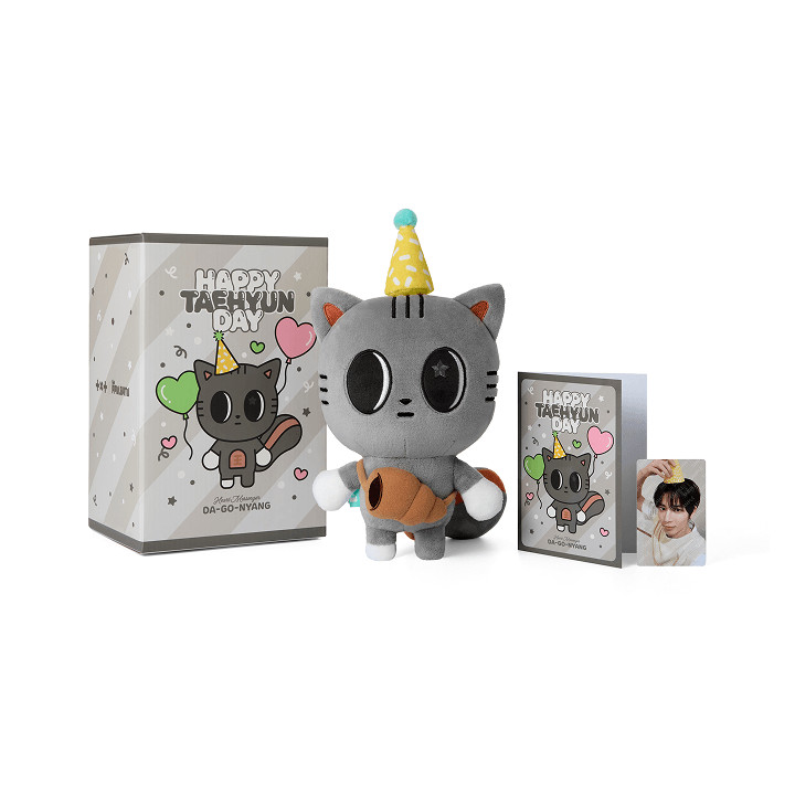 TAEHYUN TOMORROW X TOGETHER DA-GO-NYANG Plush Set EXPRESS SHIP