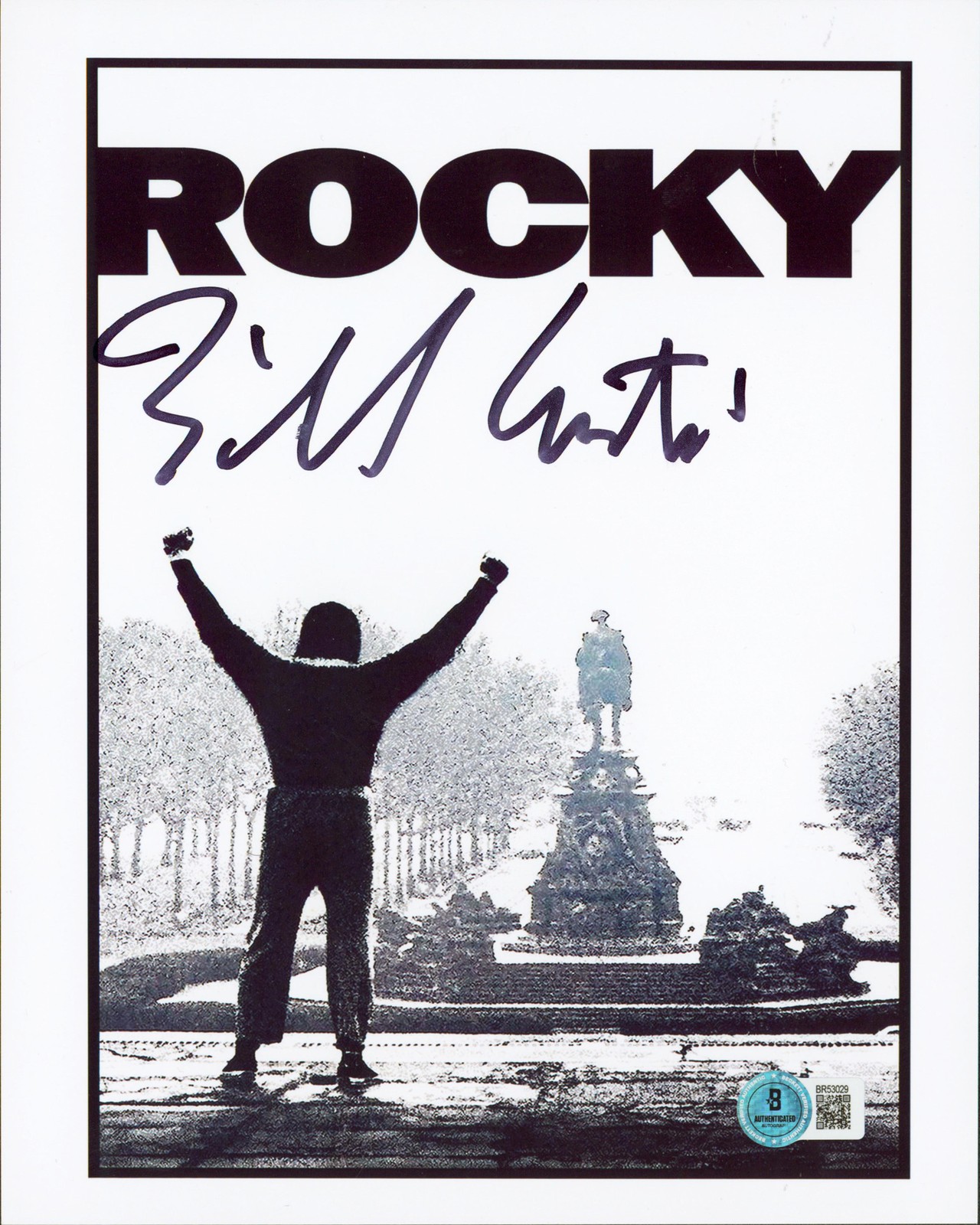 Bill Conti Rocky Authentic Signed 8×10 Vertical Photo Autographed BAS 4