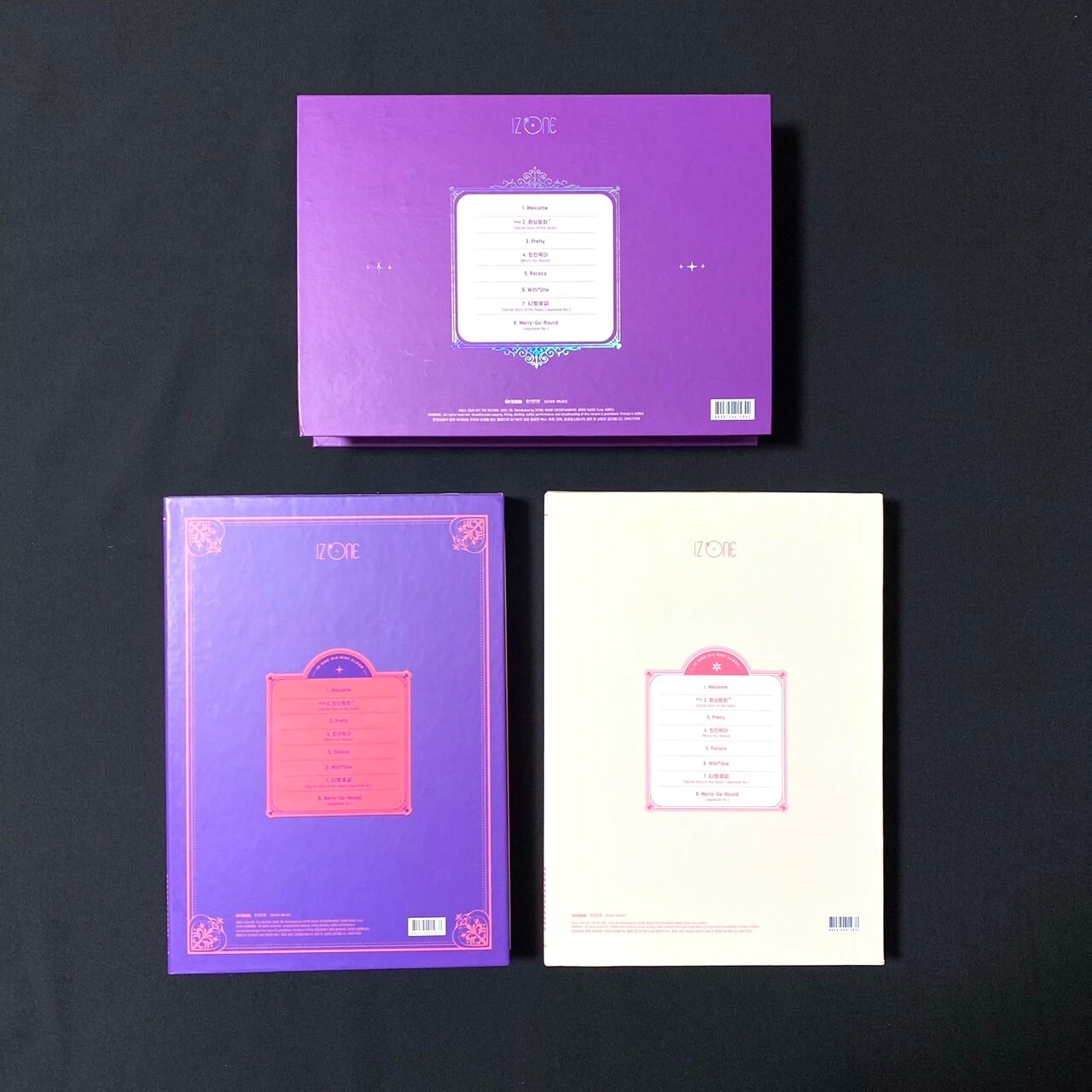 iz*one 3rd mini album oneiric diary 3 ver. Wonyoung set No photo cards IZONE IVE