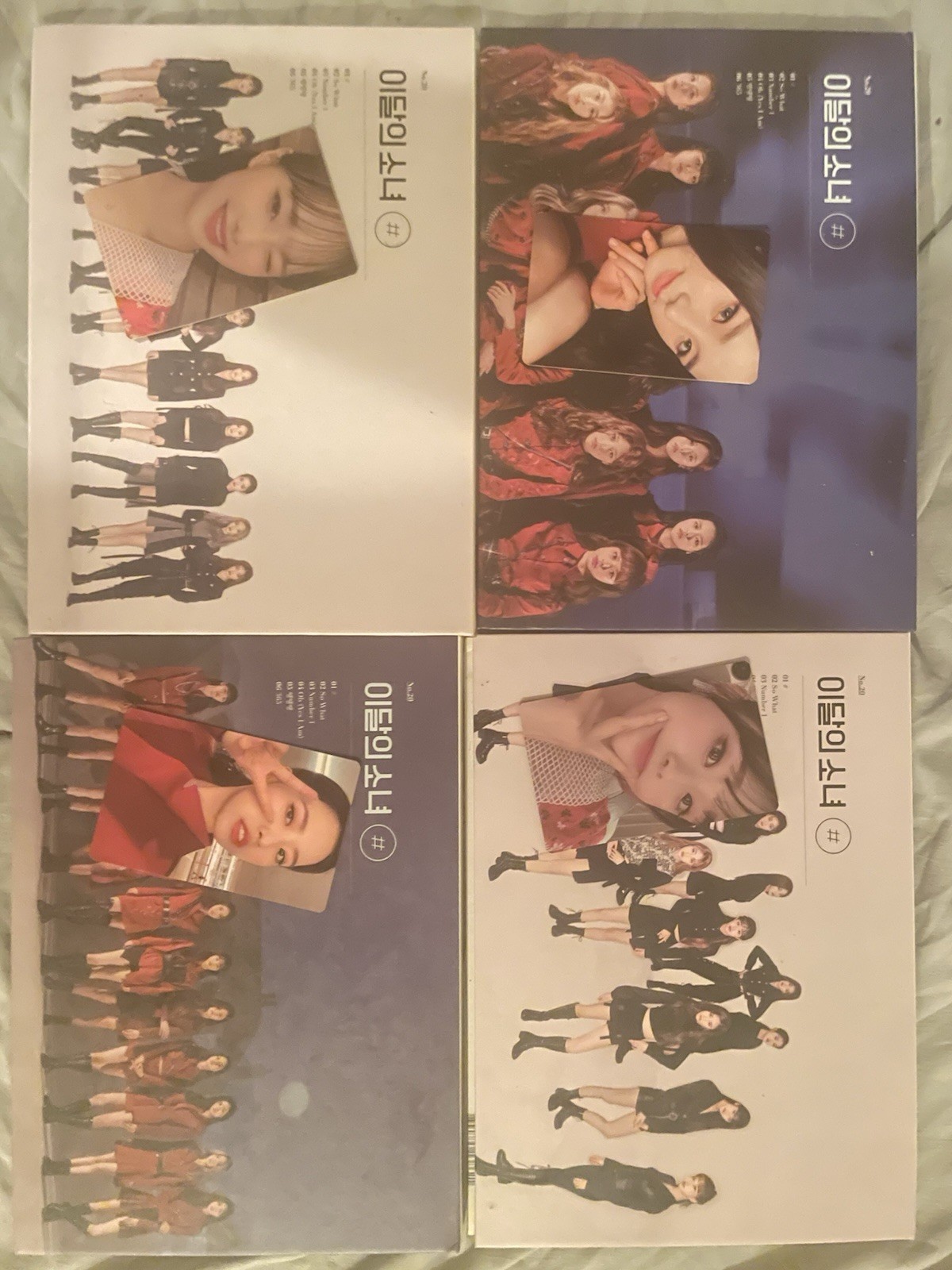 LOONA # HASH FULL ALBUM SET WITH CHUU, HEEJIN AND OLIVIA HYE PHOTOCARDS