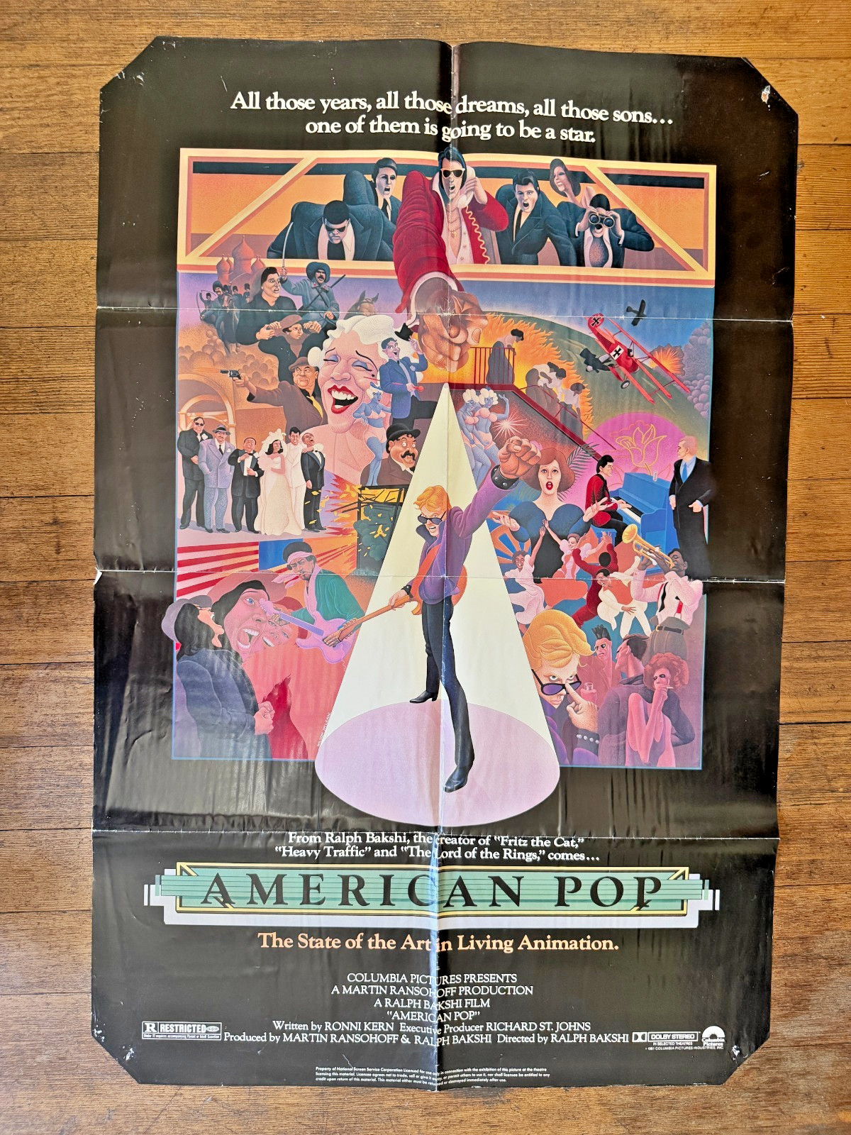 1981 American Pop Movie Poster