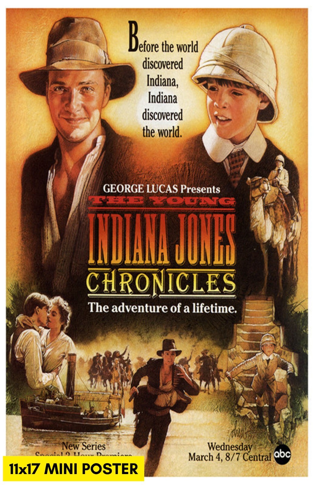 The Young Indiana Jones ChroniclesTV Series (1992–1993) Movie Poster 11×17