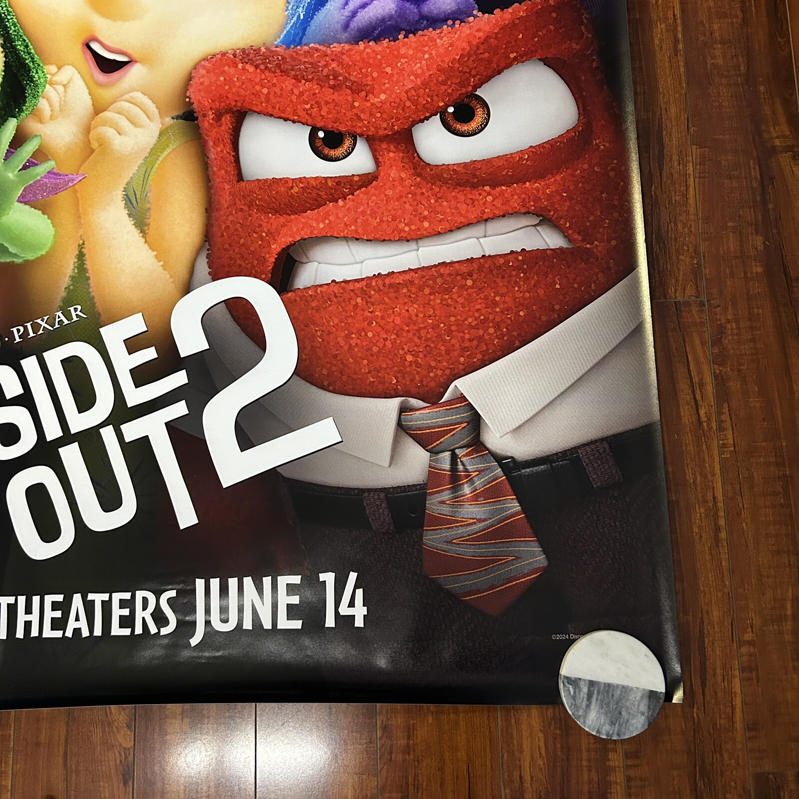 Inside Out 2 Disney PixArt GROUP Original Bus Stop Movie Poster 48x70inches